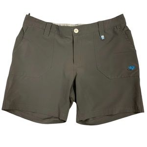 Mossy Oak Flex Fishing Castaway Shorts Women Size M Coolcore Lightweight Stretch